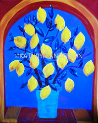 Kathryn Anderson Lemon Tree Painting