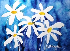 Daisies on a Blue Day