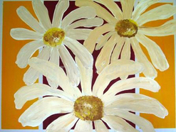 Kathryn Anderson Daisy Painting